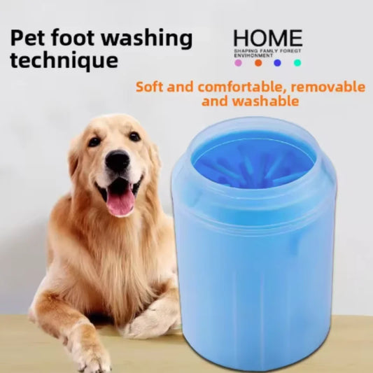 Dog Paw Cleaner Cup Soft Silicone Combs