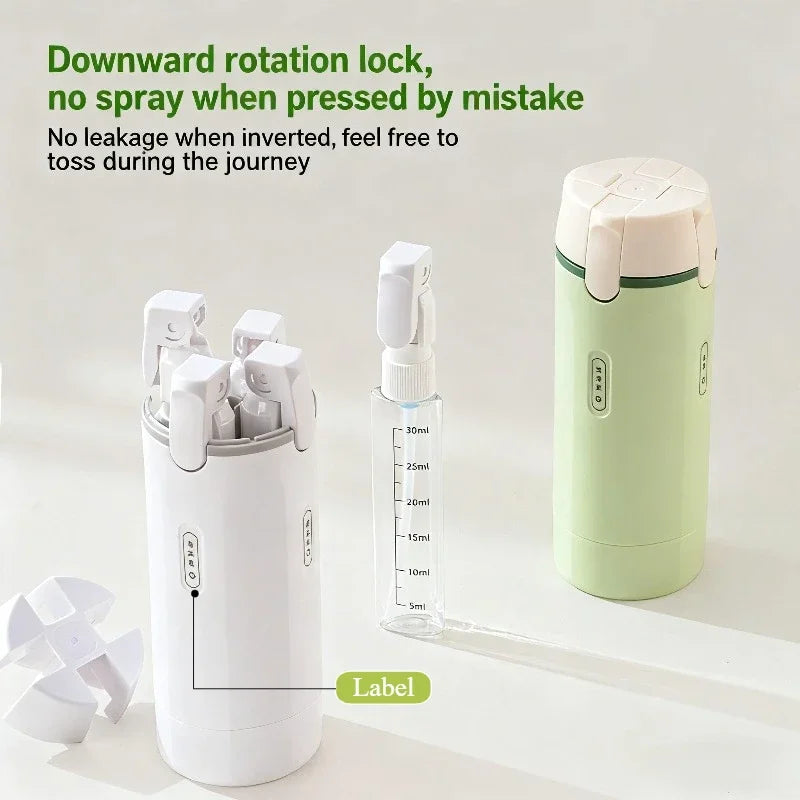 4-in-1 Emulsion Dispenser Travel Bottle