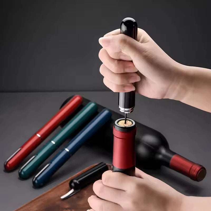 Portable Handheld 2-in-1 Air Pressure Wine Opener